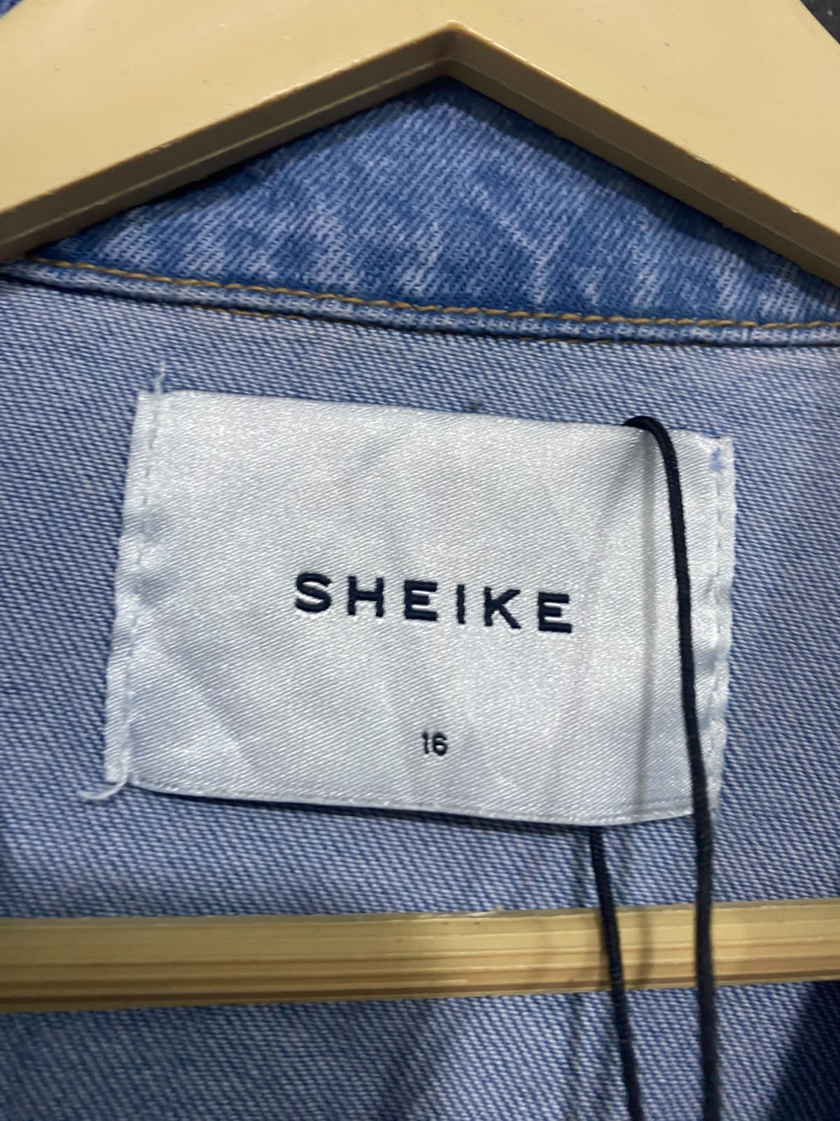 SHEIKE |L| BUST 23| A65| BLUE DENIM BUTTON-UP JACKET