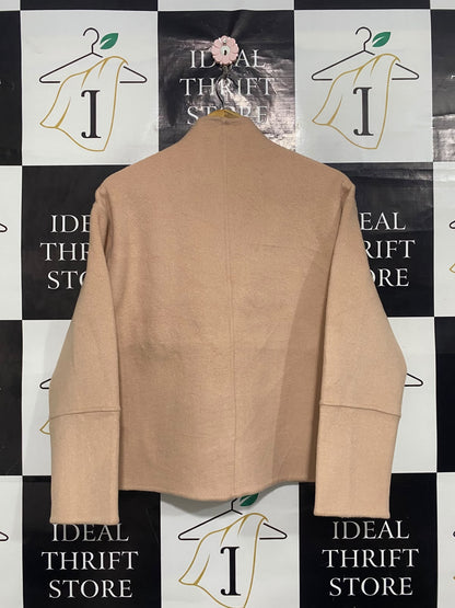 ZARA |XS| BUST 21| A65| CAMEL ZIP-UP JACKET