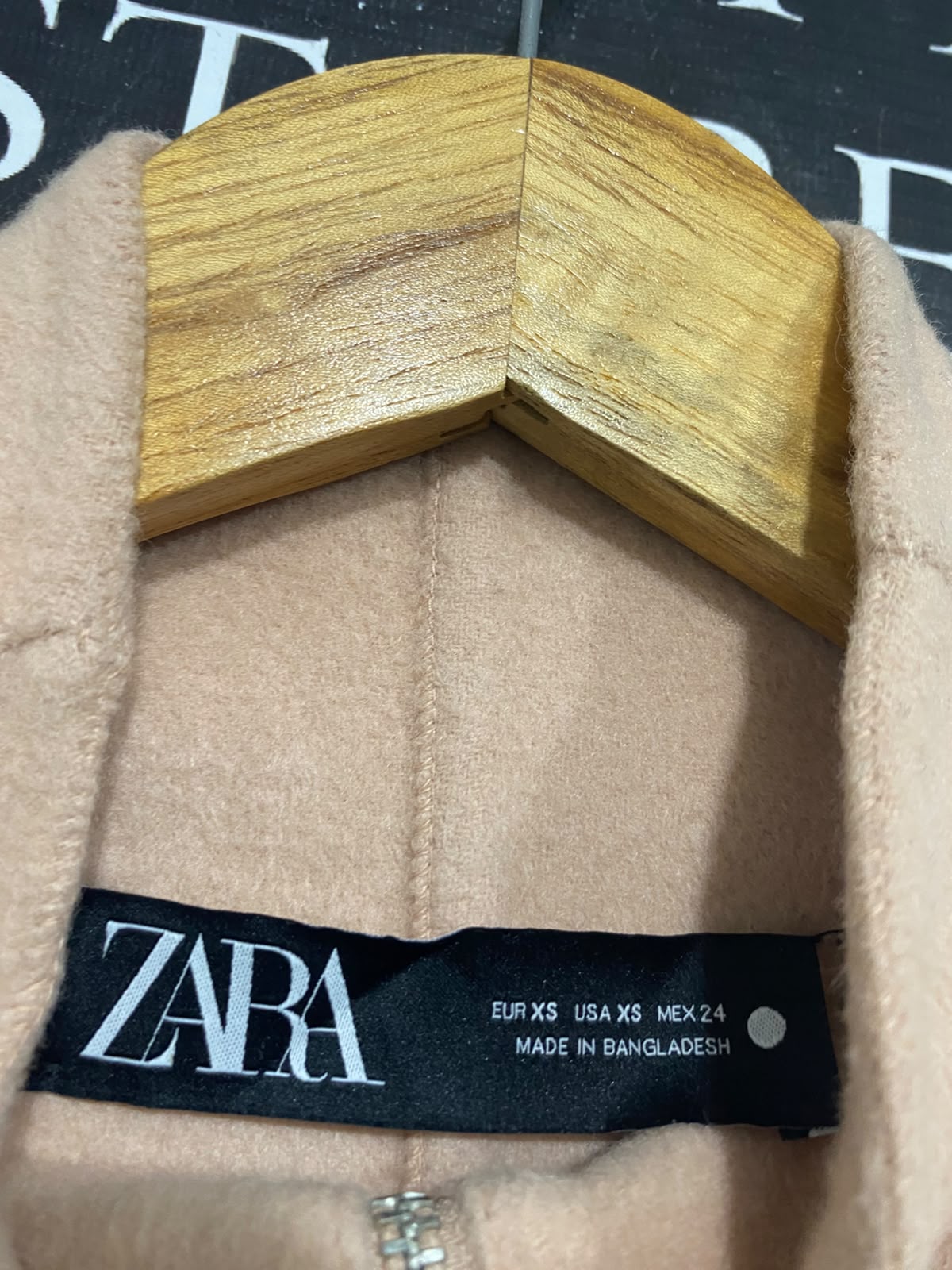 ZARA |XS| BUST 21| A65| CAMEL ZIP-UP JACKET