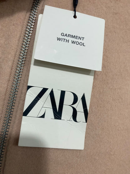 ZARA |XS| BUST 21| A65| CAMEL ZIP-UP JACKET