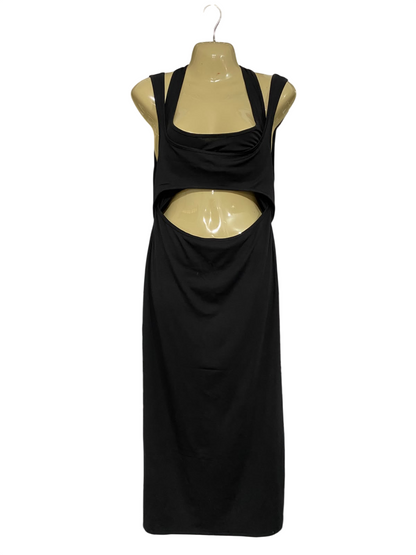 DAZIE |M| BUST 17| A66| BLACK CUTOUT DRESS