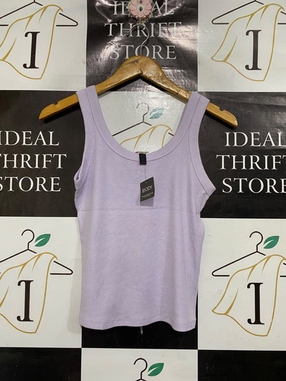 COTTON ON |S| BUST 15| A66| LAVENDER SCOOP NECK RIBBED TANK TOP