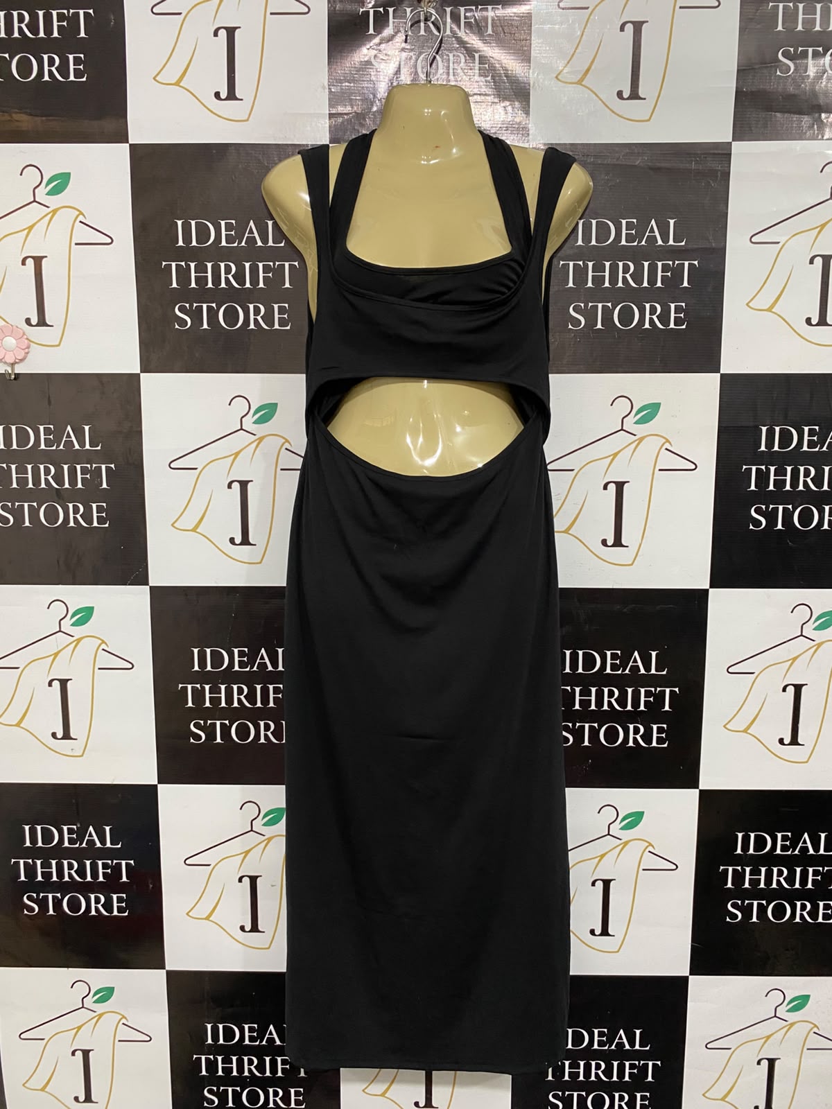 DAZIE |M| BUST 17| A66| BLACK CUTOUT DRESS