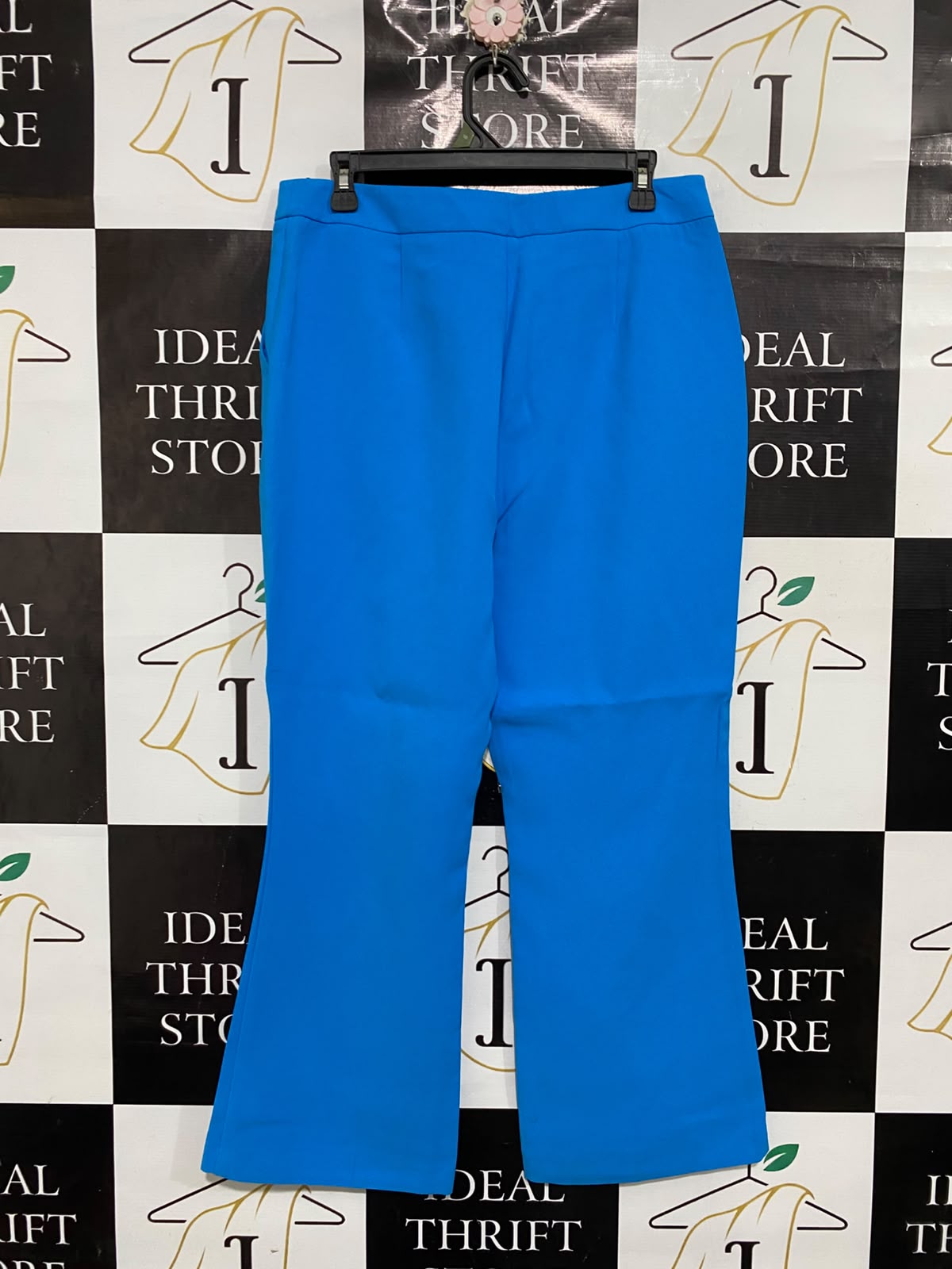 PRIMARK |M| WAIST 32| A66| BRIGHT BLUE TAILORED  FLARE TROUSERS