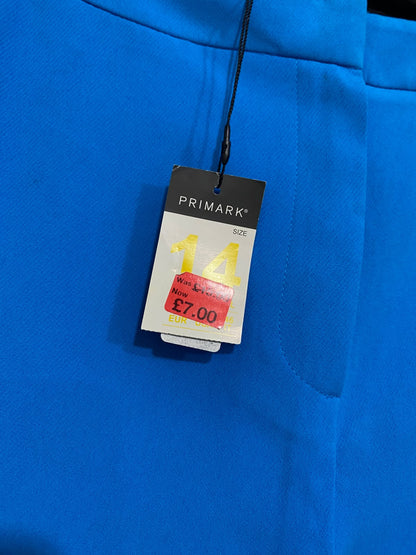 PRIMARK |M| WAIST 32| A66| BRIGHT BLUE TAILORED  FLARE TROUSERS
