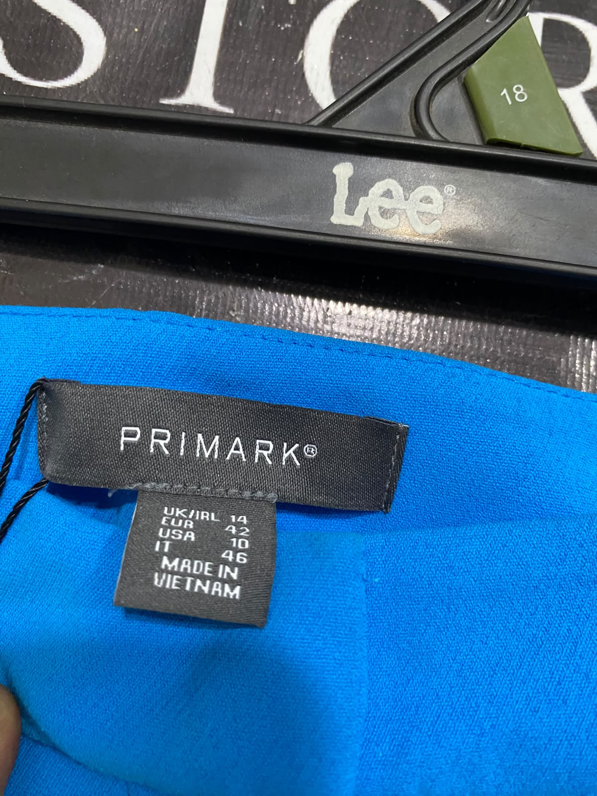 PRIMARK |M| WAIST 32| A66| BRIGHT BLUE TAILORED  FLARE TROUSERS
