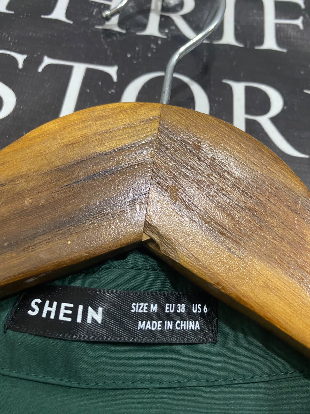 SHEIN |M| BUST 19| A67| EMERLD GREEN DROP-WAIST BUTTON-DOWN SHIRT DRESS