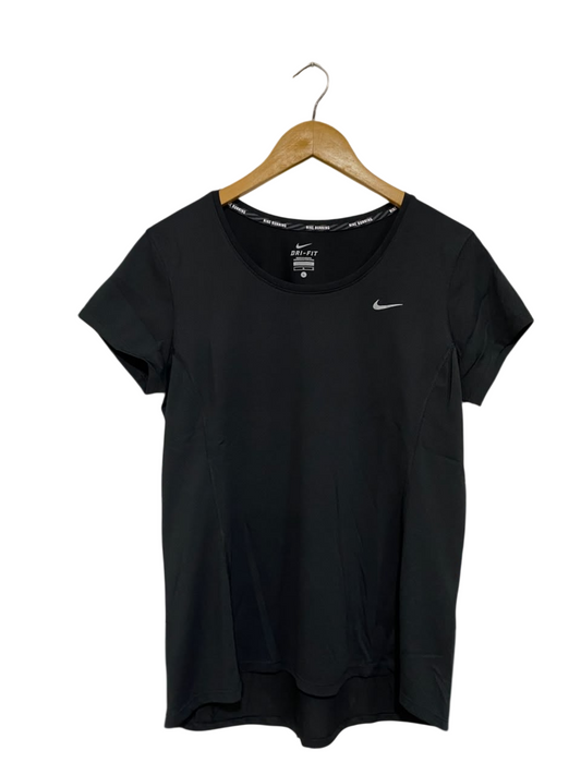 NIKE |L| BUST 19| A67| BLACK DRI-FIT ACTIVE SPORTS T-SHIRT
