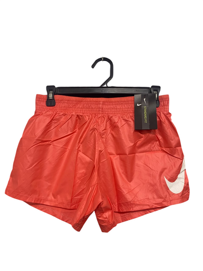 NIKE |S| WAIST 28| A67| CORAL PINK NYLON RUNNING SHORTS