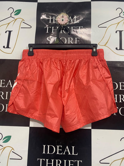 NIKE |S| WAIST 28| A67| CORAL PINK NYLON RUNNING SHORTS