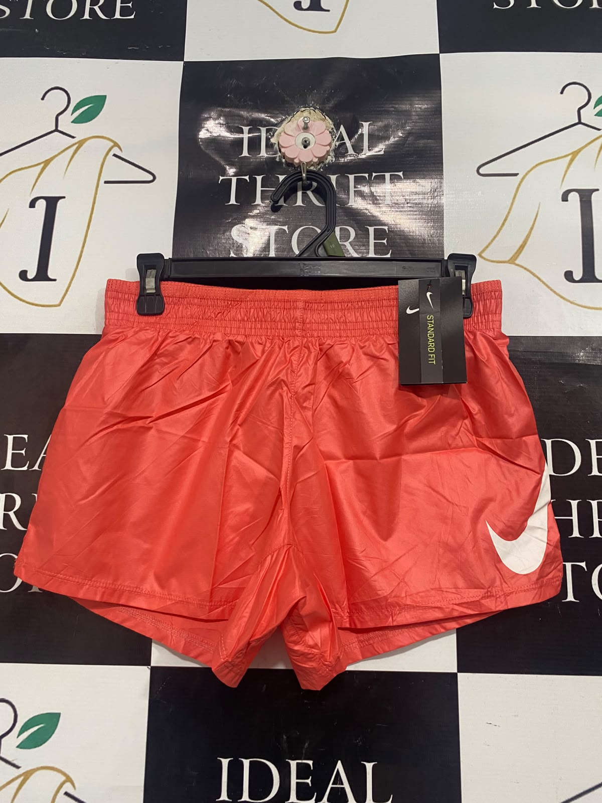 NIKE |S| WAIST 28| A67| CORAL PINK NYLON RUNNING SHORTS