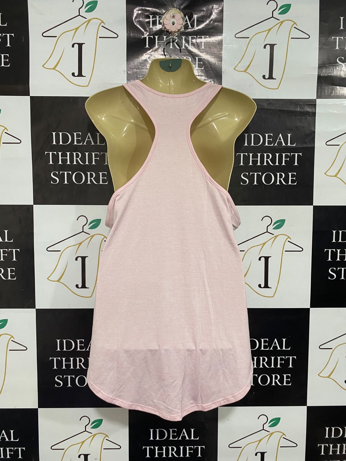 USA PRO |XL| BUST 21| A67|  LIGHT PINK ATHLETIC TANK TOP