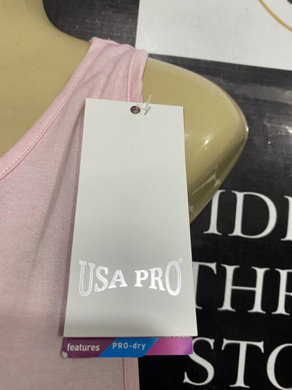 USA PRO |XL| BUST 21| A67|  LIGHT PINK ATHLETIC TANK TOP