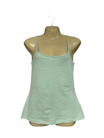 MARK & SPENCER |S| BUST 16| A67| MINT GREEN SPAGHETTI STRAP BASIC CAMI TOP
