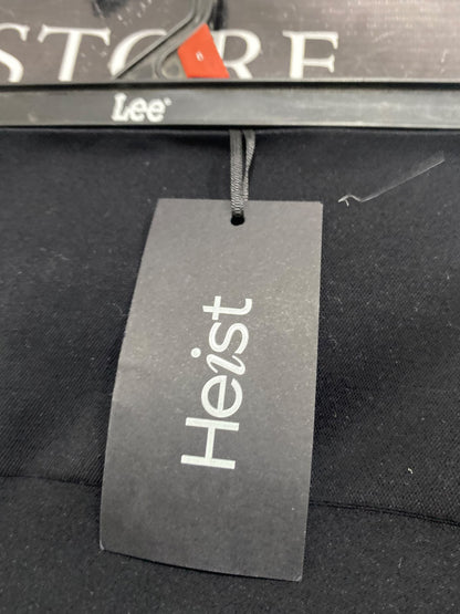 HEIST |S| WAIST 26| A67|  BLACK HIGH-WAISTED SHAPING CYCLE SHORTS