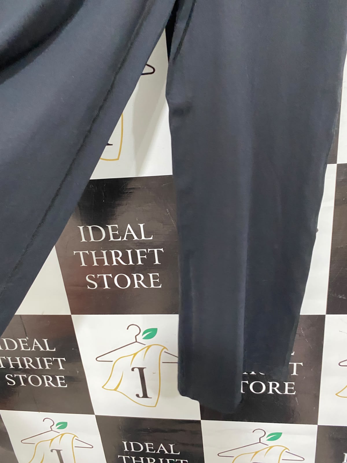 CIRCUIT |L| WAIST 30| A68| BLACK HIGH-WAISTED WIDE-LEG PALAZZO TROUSERS