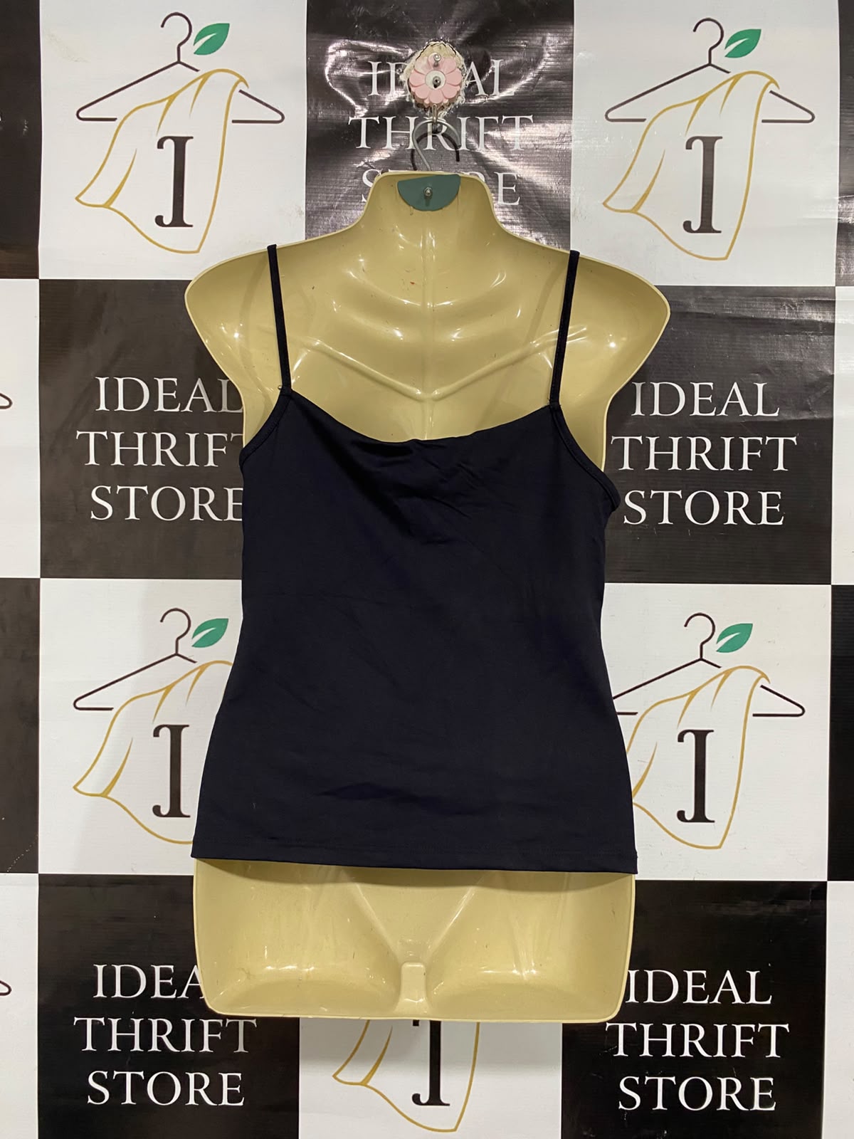 GLASSONS |L| BUST 16| A68| BLACK CAMISOLE TANK TOP