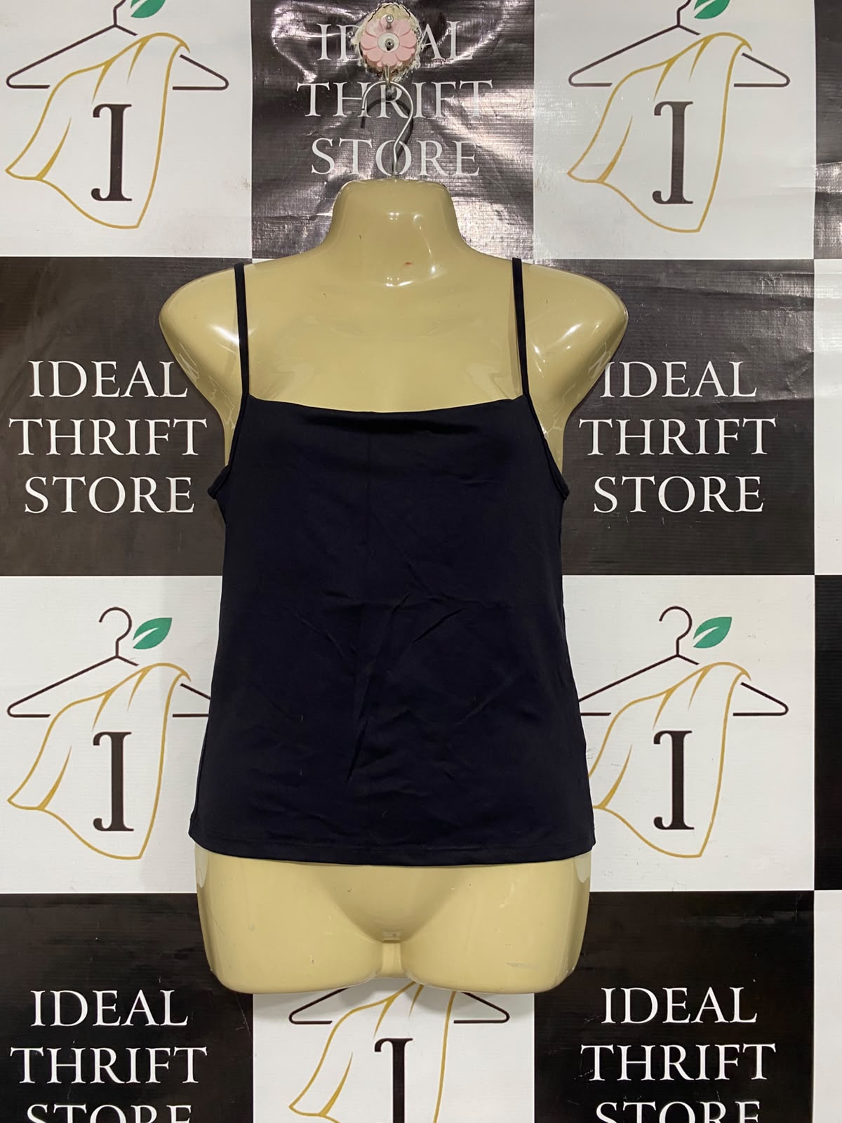 GLASSONS |L| BUST 16| A68| BLACK CAMISOLE TANK TOP