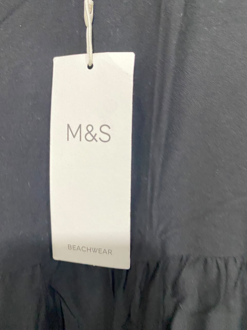 M&S |L| BUST 20| A68|  BLACK TIERED CAMI MAXI DRESS