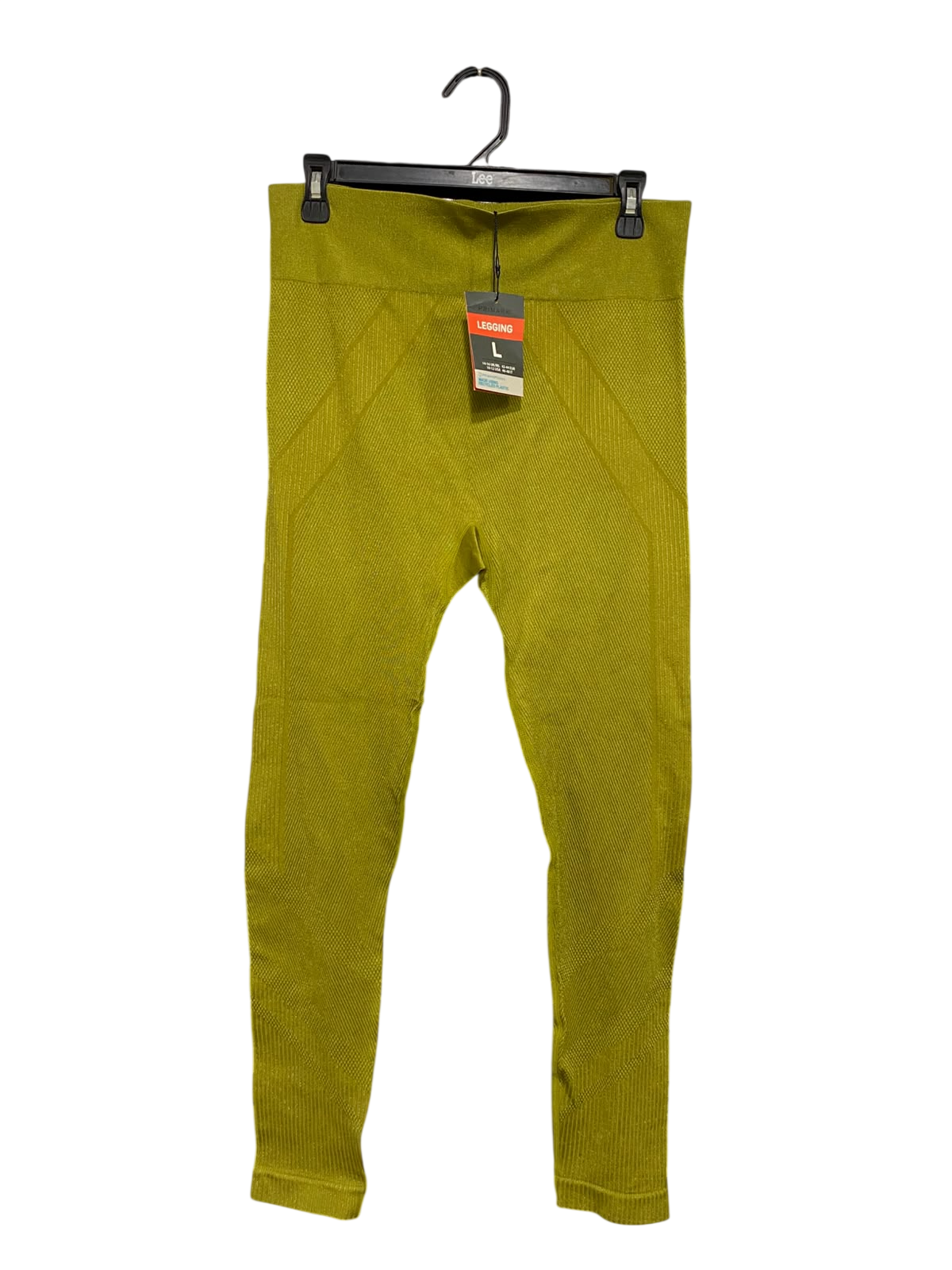 WORK OUT |L| WAIST 30| A69| OLIVE GREEN SEAMLESS HIGH-WAIST ACTIVEWEAR LEGGINGS