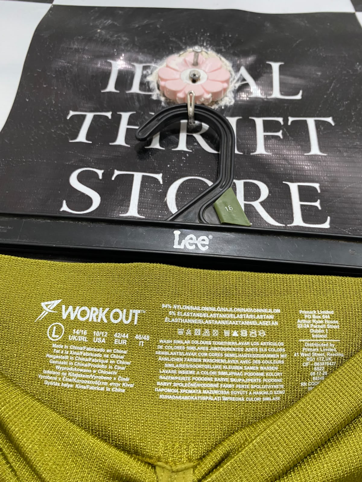 WORK OUT |L| WAIST 30| A69| OLIVE GREEN SEAMLESS HIGH-WAIST ACTIVEWEAR LEGGINGS