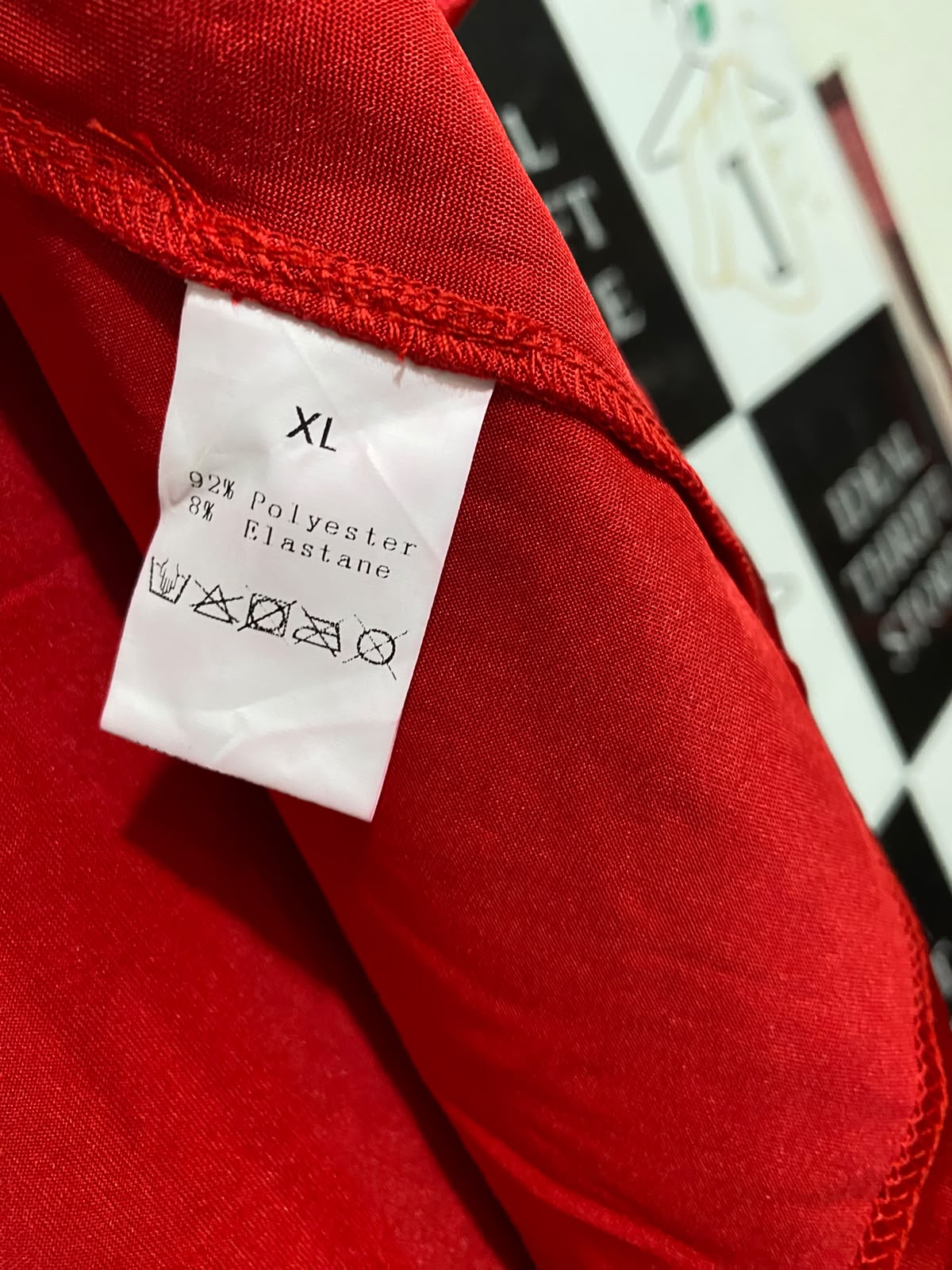 |XL| BUST 15| A68| RED SATIN CORSET-STYLE MAXI DRESS