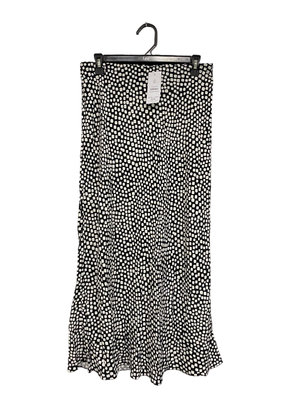 NEW LOOK |M| WAIST 30| A69| BLACK & WHITE ABSTRACT DOT MAXI SKIRT