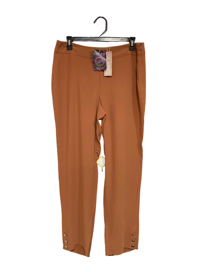 AAPAS BY JANAN |M| WAIST 32| A69|  RUST TERRACOTTA ANKLE-BUTTON TROUSERS