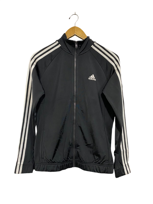 ADIDAS | S| BUST 18 | A70|  BLACK & WHITE 3-STRIPE CLASSIC TRACK JACKET