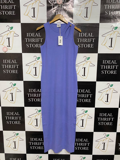 BAE |S| BUST 16| A70| LAVENDER CUTOUT SLEEVELESS MIDI DRESS