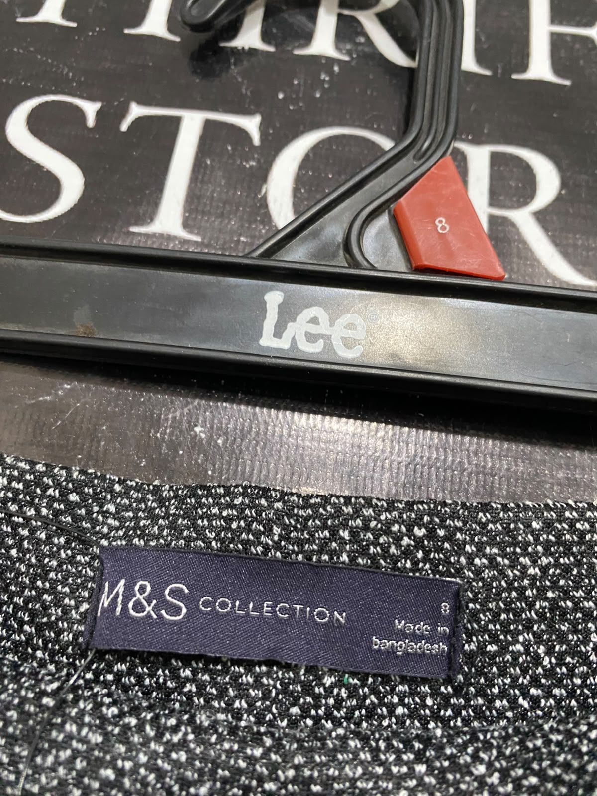 MARKS & SPENCER |S| WAIST 28| A70|  GREY TEXTURED DRAWSTRING TROUSERS