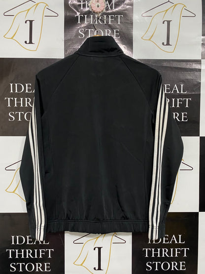 ADIDAS | S| BUST 18 | A70|  BLACK & WHITE 3-STRIPE CLASSIC TRACK JACKET