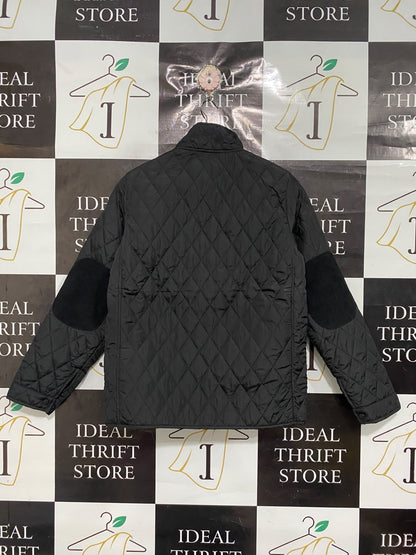 HOWICK  | M| BUST 19 | A70| BLACK QUILTED STAND-COLLAR WINTER JACKET