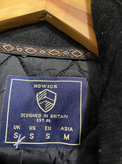 HOWICK  | M| BUST 19 | A70| BLACK QUILTED STAND-COLLAR WINTER JACKET