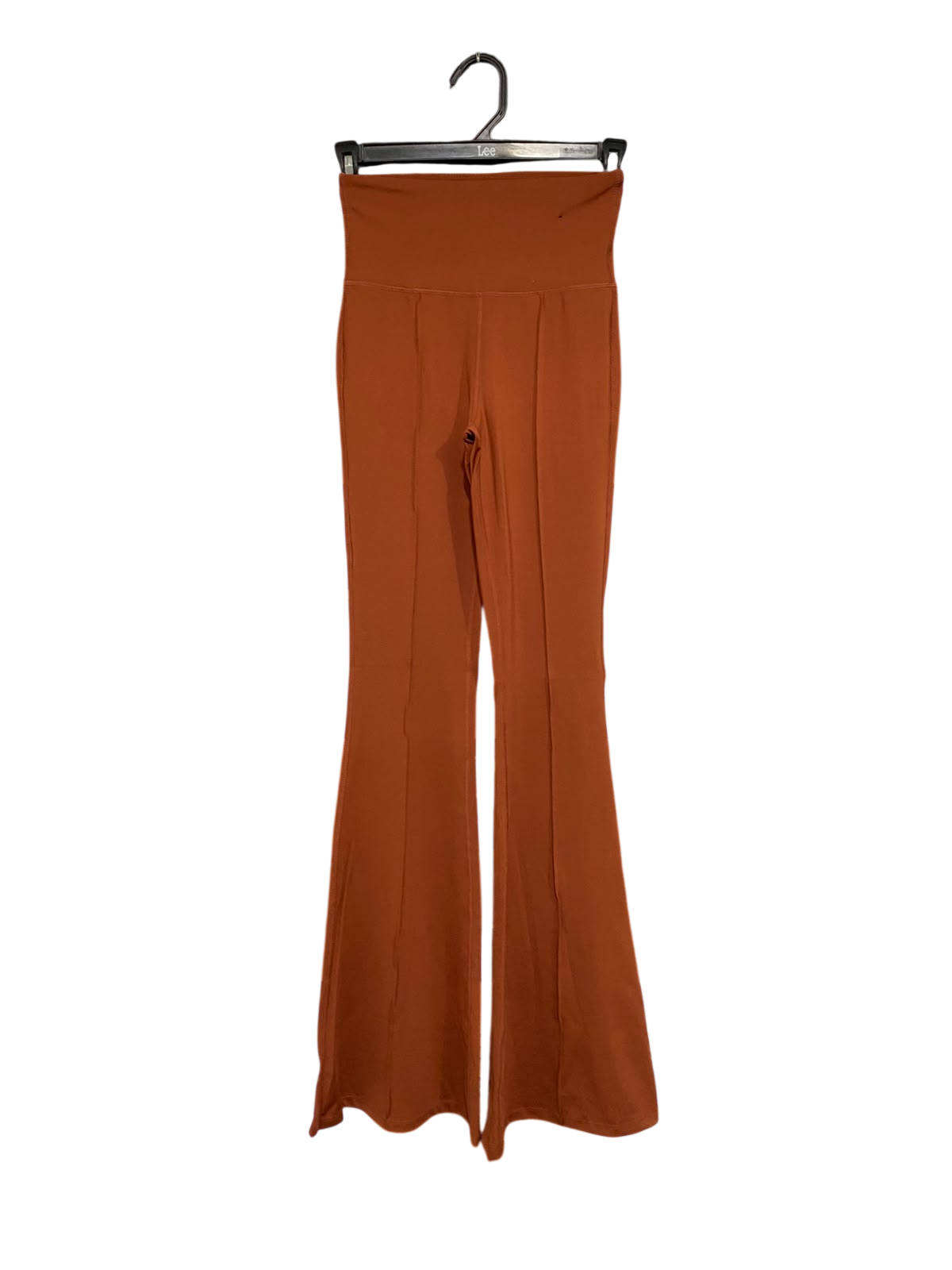 COTTON ON |XS |  WAIST 22  |A71 |  BODY RUST HIGH-RISE FLARED ACTIVE TROUSERS