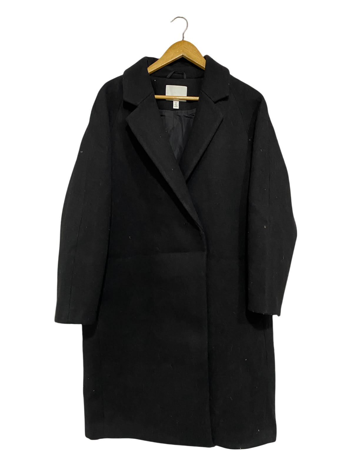 H&M |S | BUST 22 |A71 |  CLASSIC BLACK LONGLINE TAILORED COAT