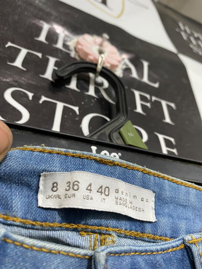 DENIM CO. |XS |  WAIST 24  |A71 |  LIGHT BLUE BODY SCULPT SKINNY JEANS