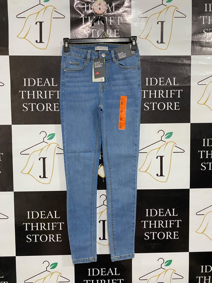 DENIM CO. |XS |  WAIST 24  |A71 |  LIGHT BLUE BODY SCULPT SKINNY JEANS