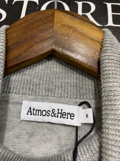 ATMOS&HERE  |S | BUST 15 | A71 | GREY TURTLENECK LONG-SLEEVE KNIT TOP