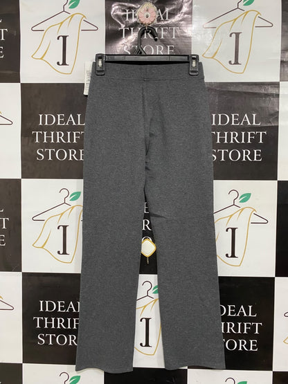 M&S |S |WAIST 26 | A70 |  GREY JERSEY CASUAL TROUSERS
