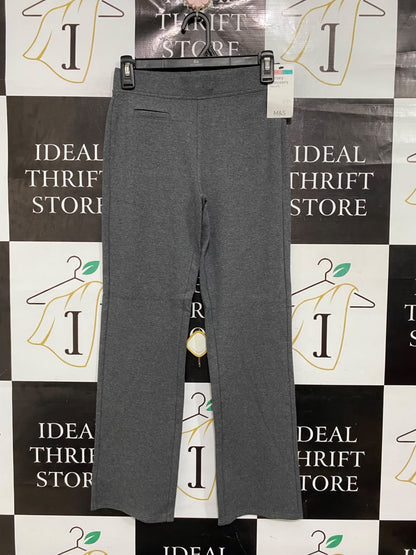 M&S |S |WAIST 26 | A70 |  GREY JERSEY CASUAL TROUSERS