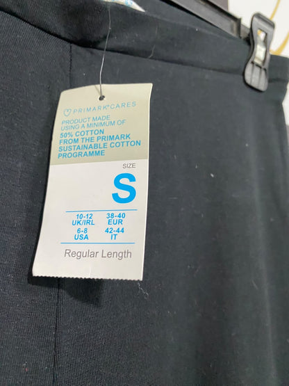 PRIMARK CARES |S | WAIST 28 | A70 |  BLACK STRETCHABLE HIGH-WAIST LEGGINGS
