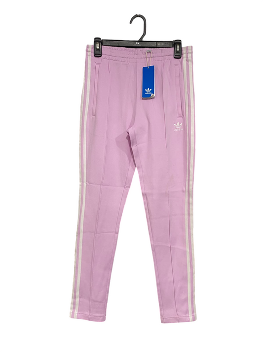 ADIDAS |S | WAIST 28 | A71 |  LIGHT PINK CLASSIC 3-STRIPES TREFOIL TRACK PANTS