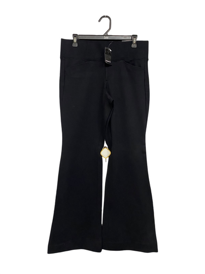 TORRID  |L | WAIST 32 | A71 | BLACK HIGH-WAISTED FLARE TROUSERS