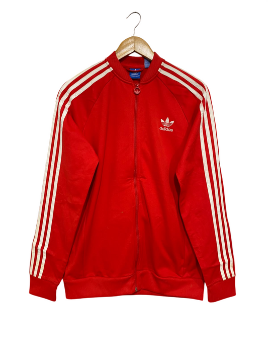 ADIDAS  |L | BUST 20  |A72|  ORIGINALS RED CLASSIC 3-STRIPES TRACK JACKET