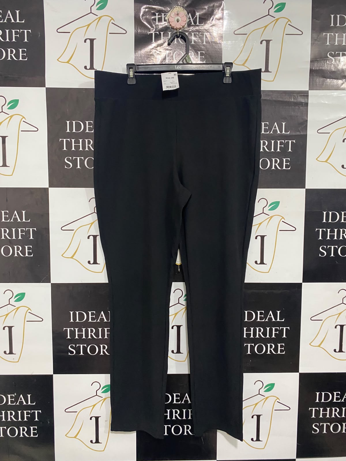 ANKO  |XL | WAIST 38  |A72|  CURVE BLACK CLASSIC TROUSERS