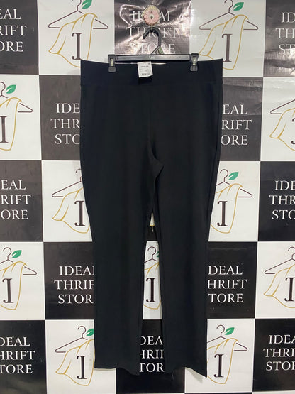 ANKO  |XL | WAIST 38  |A72|  CURVE BLACK CLASSIC TROUSERS