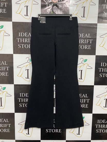 TORRID  |L | WAIST 32 | A71 | BLACK HIGH-WAISTED FLARE TROUSERS