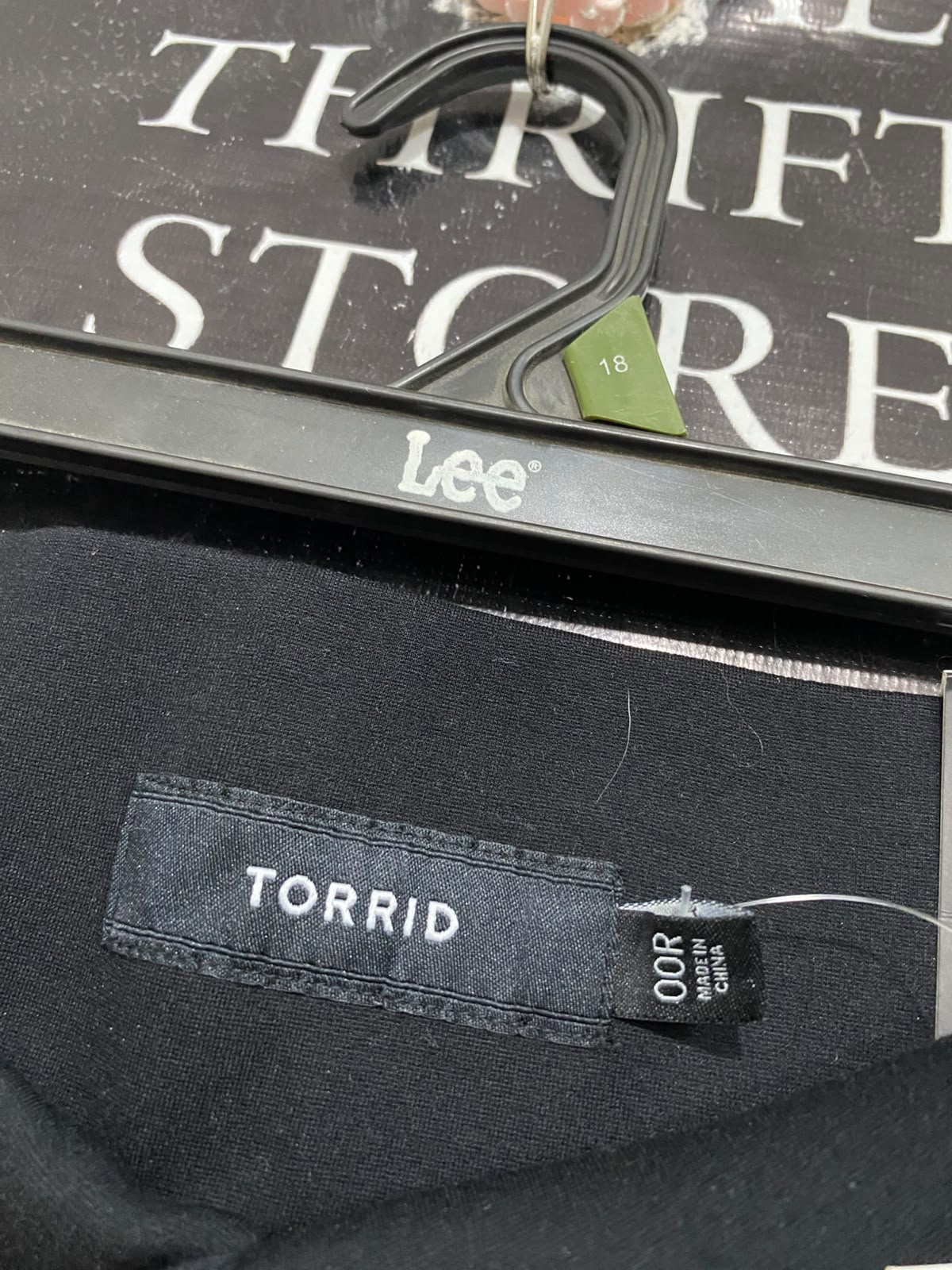 TORRID  |L | WAIST 32 | A71 | BLACK HIGH-WAISTED FLARE TROUSERS