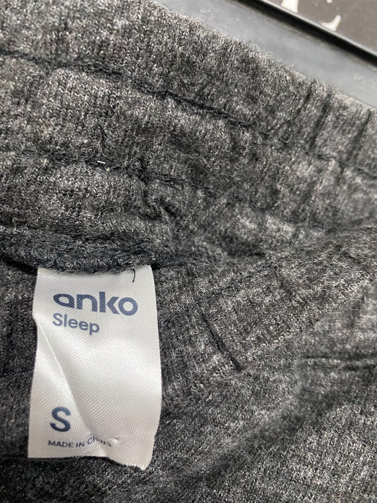 ANKO |S | WAIST 30 | A71 |  CHARCOAL GREY HEATHERED LOUNGE PANTS